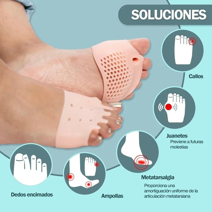 Almohadillas de silicona para juanetes